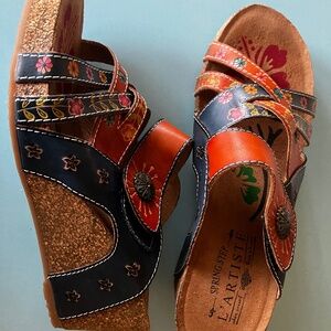 L’ Artiste Jador-Cam Camel color Sandals 6.5~7 (37)